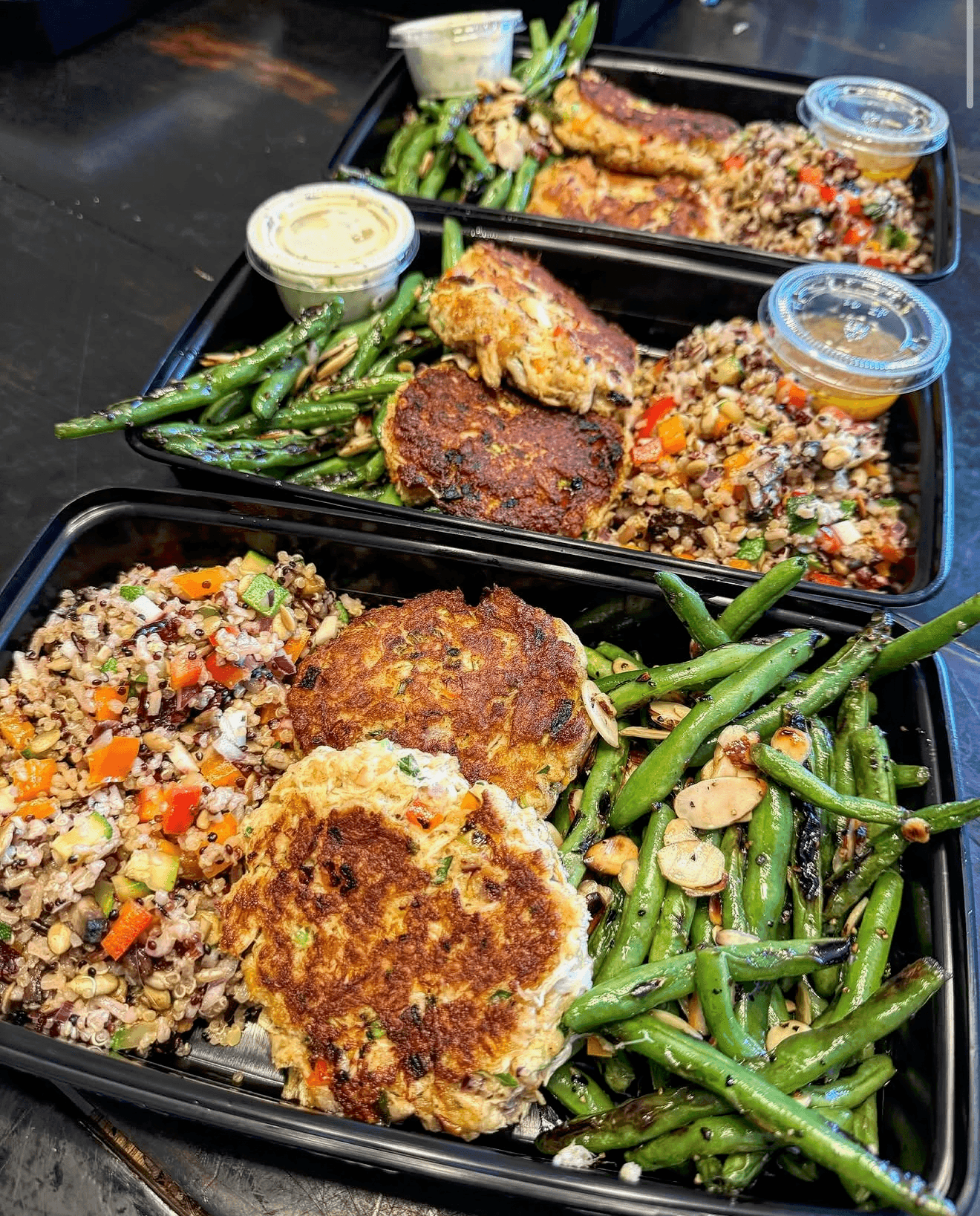 A prepared JAC Kitchen & Events gathering